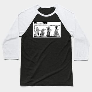 Punk Penguins Baseball T-Shirt